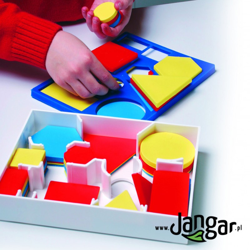 A set of 60 figures for classification according to 4 characteristics