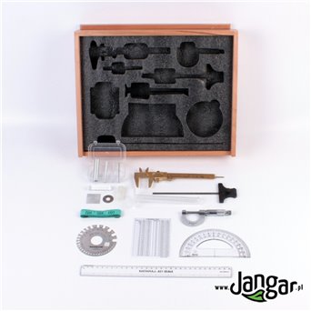 Set of different measuring instruments