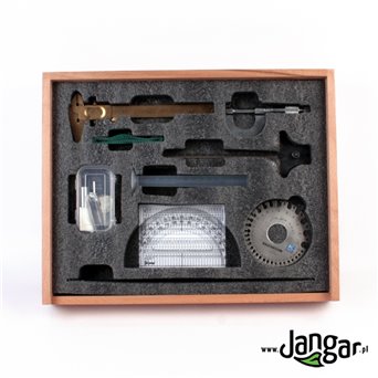 Set of different measuring instruments