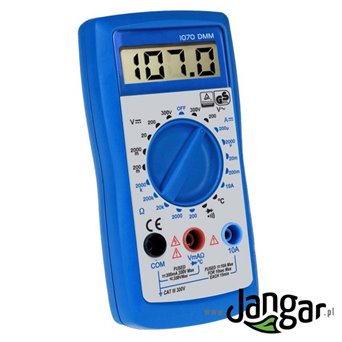 Miernik uniwersalny cyfrowy, typ 1070 z pomiarem temperatury