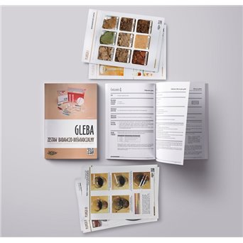 GLEBA - experimental set with laboratory equipment and work cards