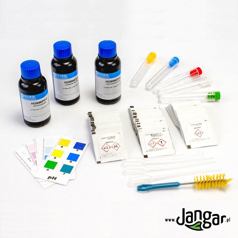 Soil testing kit (25) (nitrogen-phosphorus-potassium-pH)