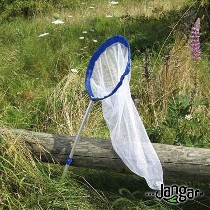 Butterfly net with telescopic aluminium rod