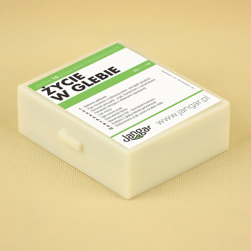 Life in the soil - 10 microscopic preparations