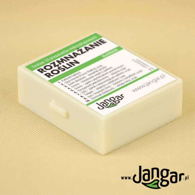 Plant propagation - set of 10 microscopic preparations