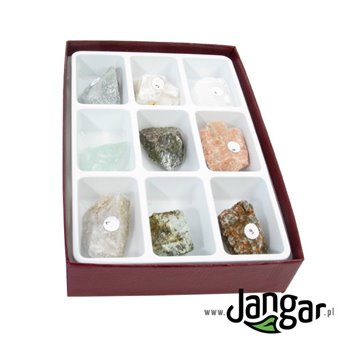 Mohs hardness scale - collection of 9 specimens (without diamond)