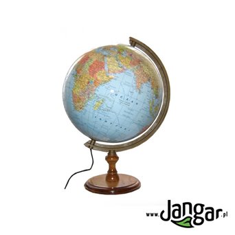 Political bus, illuminated, diameter 32 cm