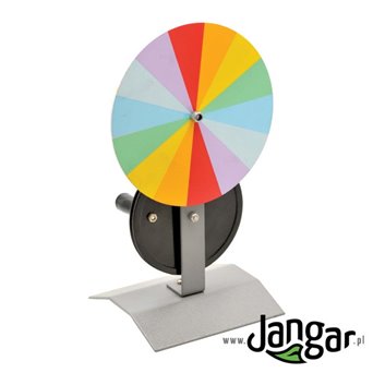 Newton's color disc with a handwheel