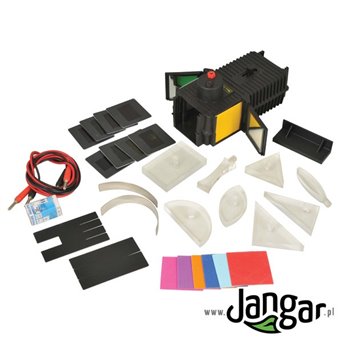 Radiator array with optical equipment