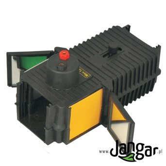 Radiator array with optical equipment