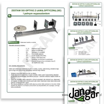 Optics Set with 60 cm Optical Bench and Full Equipment