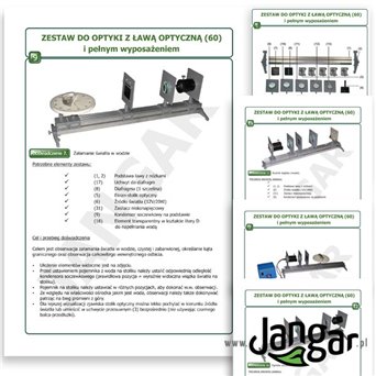 Zestaw do optyki z ławą optyczną (60) i pełnym wyposażeniem