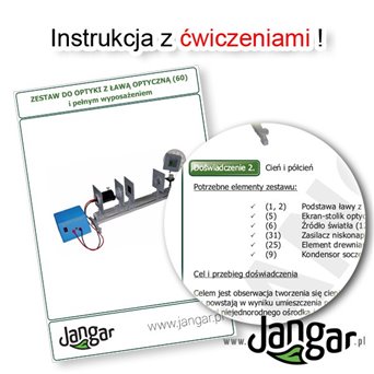 Optics Set with 60 cm Optical Bench and Full Equipment