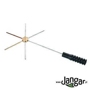Instrument to demonstrate the thermal conductivity of different metals