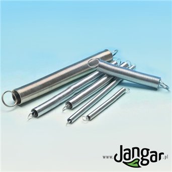 Zestaw 6 różnych sprężyn z zawieszkami