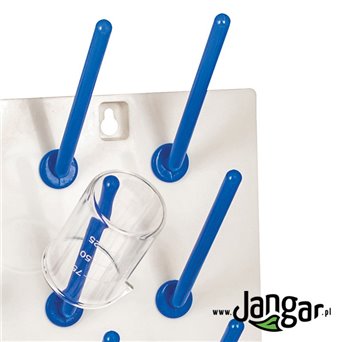 Laboratory plastic drainer, 20 pins