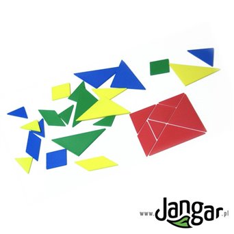 Tangram – łamigłówka, 28 części