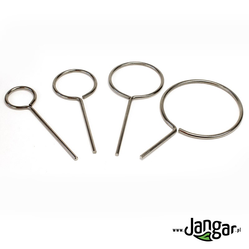 Set of 4 rings of different diameters (without fittings)