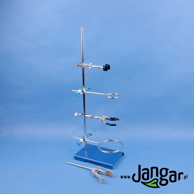 Laboratory Support Stand with Rod (60 cm) and equipment - version II