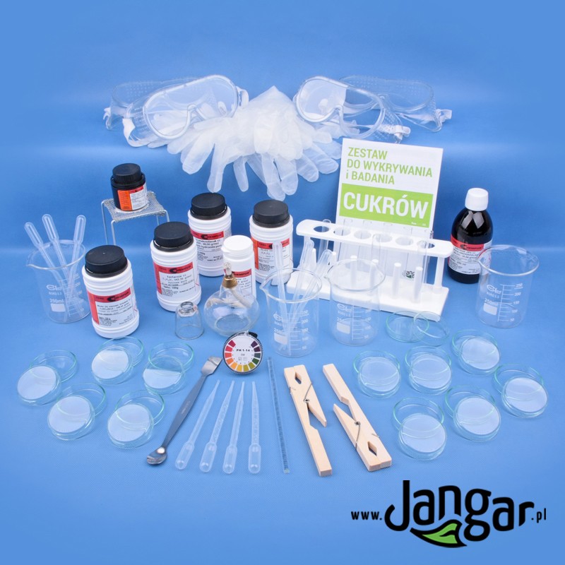 A kit for detecting and testing properties: Sugars