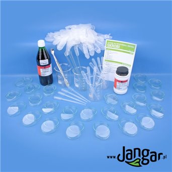 A kit for detecting and testing properties: Starch