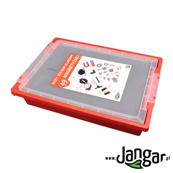 Large classroom magnetism set, 55 elements (49+6)