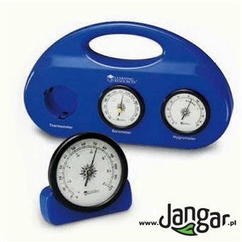 Mobile weather station with handle - 3 instruments