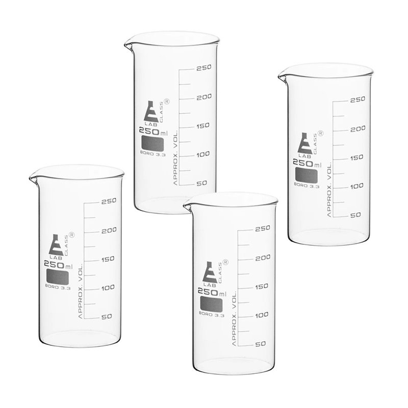 Measuring infusions (borosilicate.), 250 ml, cpl. 4