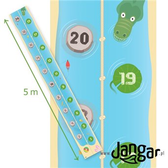 Mata – Oś liczbowa 0-20: Rzeka 5 m x 0,6 m
