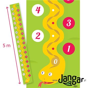 Mata – Oś liczbowa 0-30: Wąż 5 m x 0,6 m