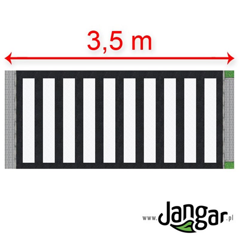 Large floor mat - pedestrian crossing
