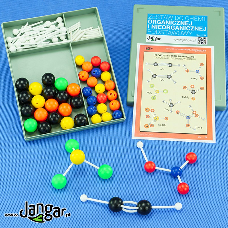 Kit for organic and inorganic chemistry, basic