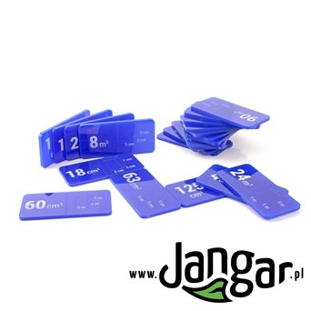 Domino – Porównujemy objętości, grawerowane