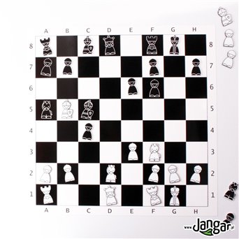 Demonstration magnetic chess for children (for the school board)