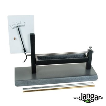 Przyrząd do badania liniowej rozszerzalności cieplnej metali