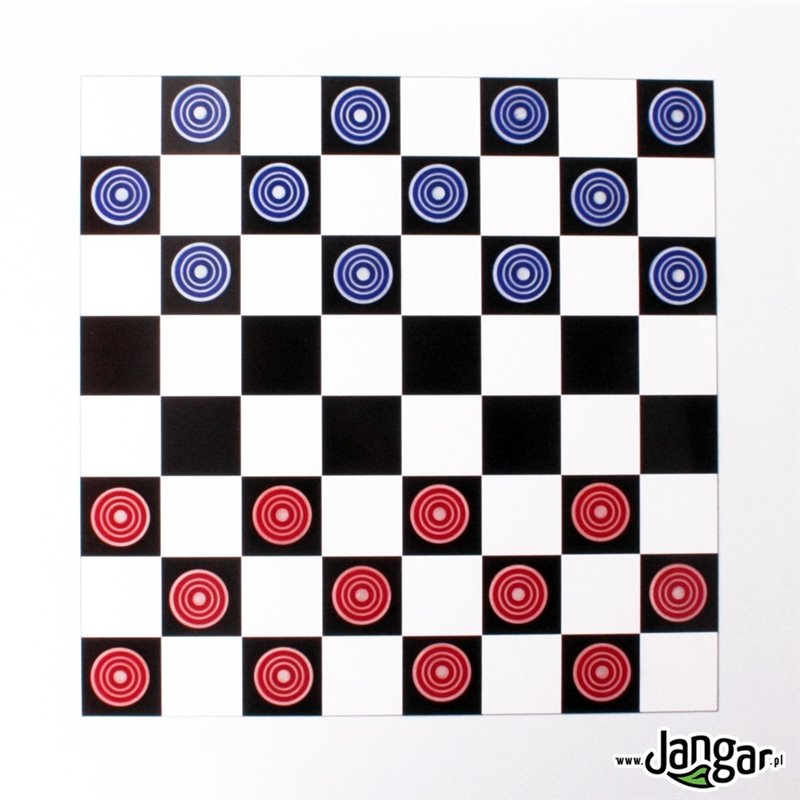 Demonstration magnetic checkers (for the school board)