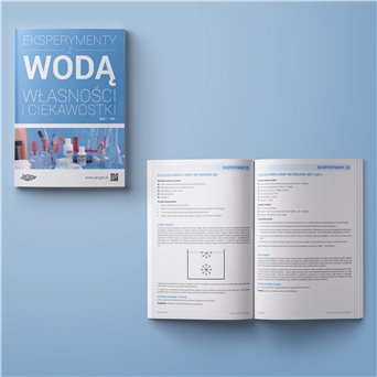 Experiments with water - properties and curiosities, experimental set with laboratory equipment