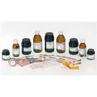 Zestaw odczynników i chemikaliów do nauki chemii w liceum (108 pozycji)