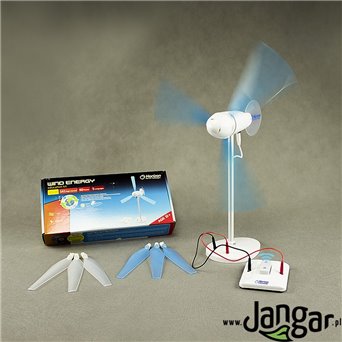 Turbina wiatrowa / Energia wiatru - działający model demonstracyjny