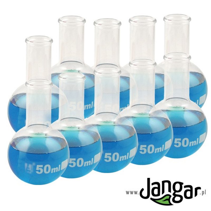 Round-bottomed flask 50 ml, cpl. 12