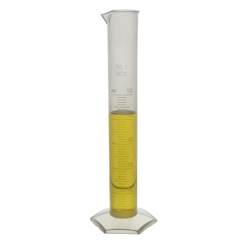 Measuring cylinder PP, 50 ml - pack 10