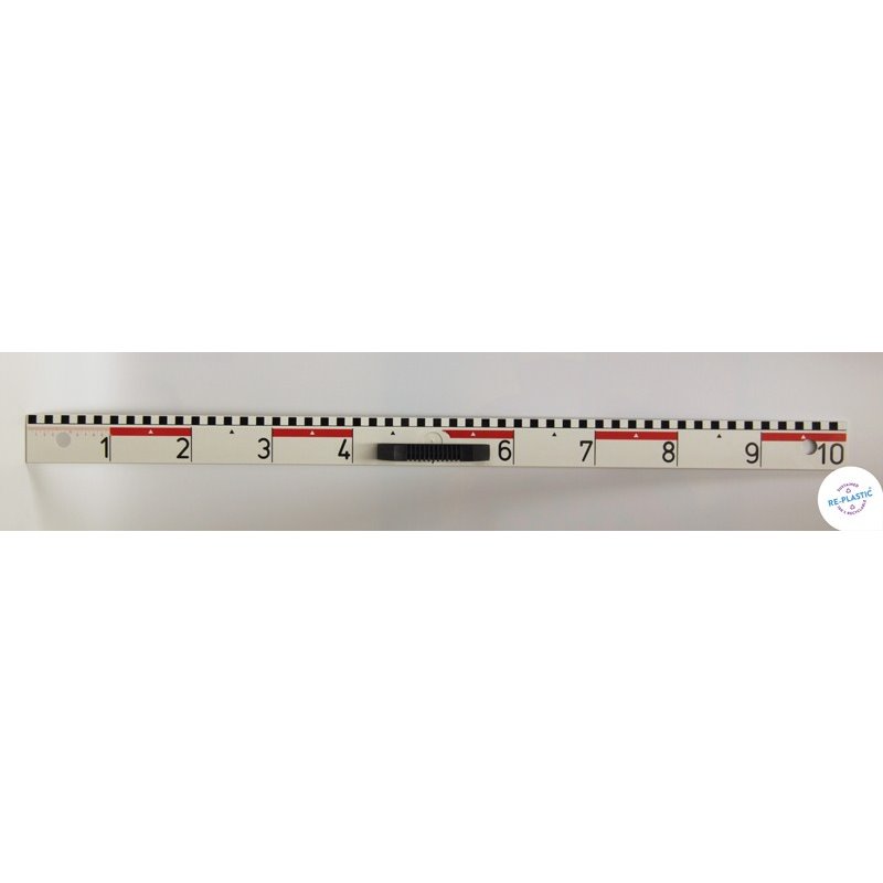 100 cm (II) blackboard line with decimeters, magnetic version