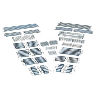 A set of 150 different springs for experiments and research