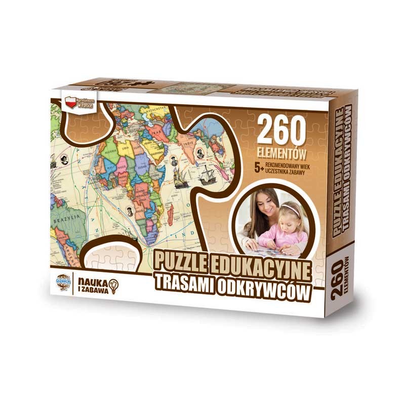 Puzzle Edukacyjne Trasami Odkrywców