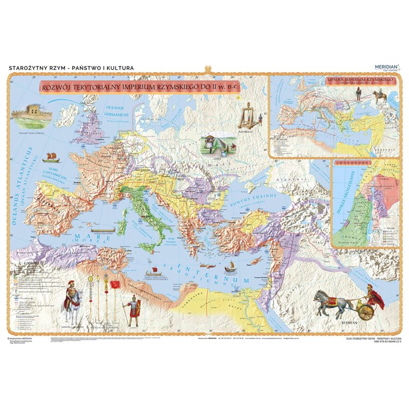 Wall map: DUO Ancient Rome - country and culture