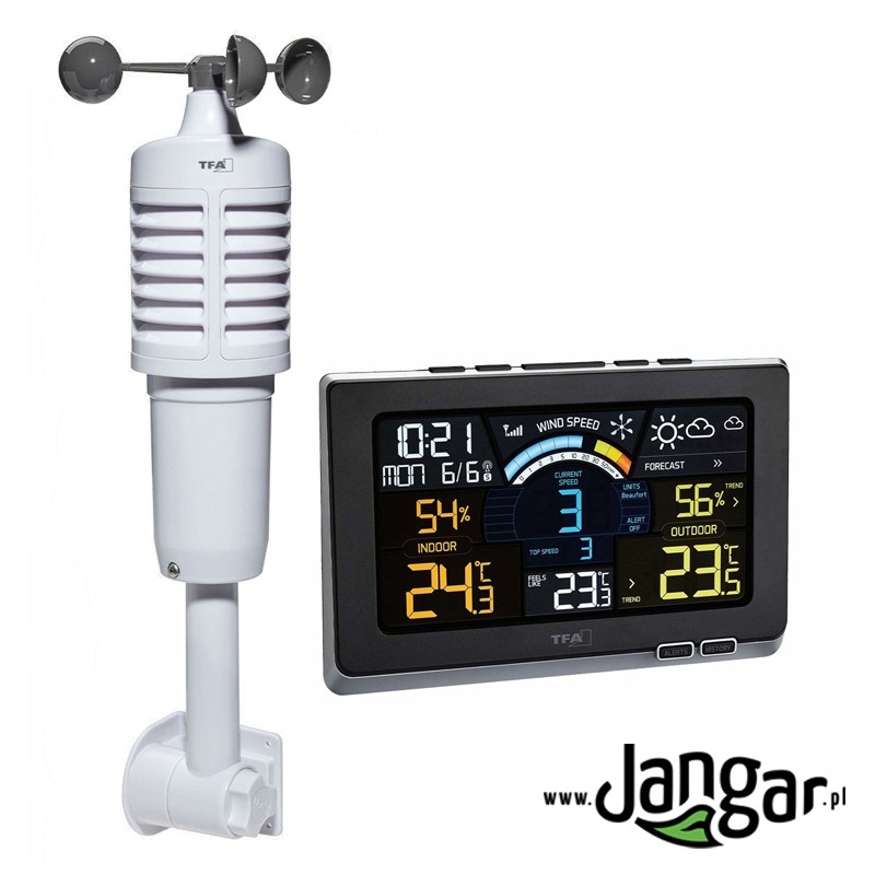 Wireless weather station with instrumentation