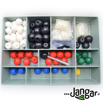 Atoms models - organic and inorganic chemistry kit (85 atoms)