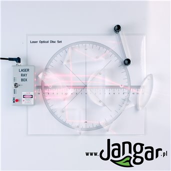 Magnetic set for geometric optics with diode laser, in a suitcase I
