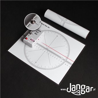 Magnetic set for geometric optics with diode laser, in a suitcase I