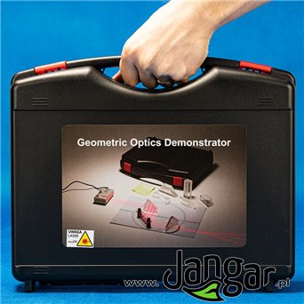 Magnetic set for geometric optics with diode laser, in a suitcase I